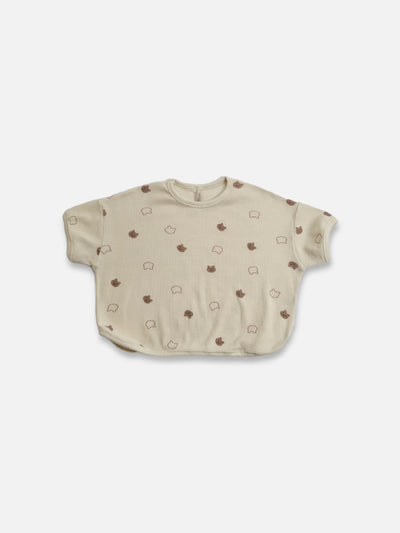 Gender Neutral Babybear Shortie Set | Cream