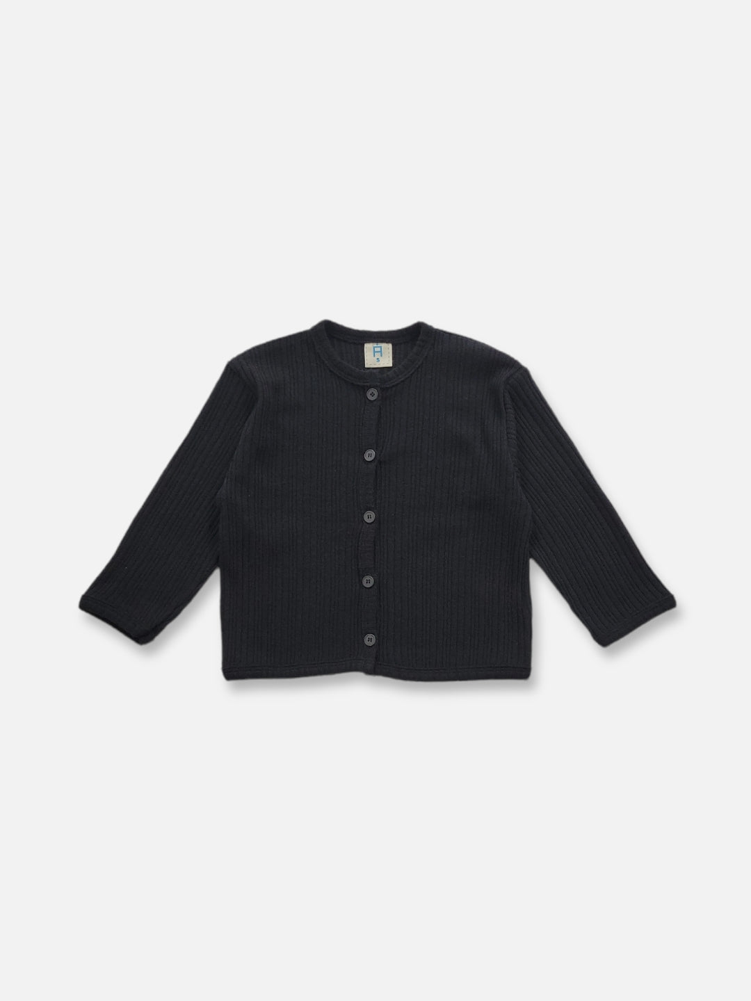 Ellis ribbed cardigan │ Black