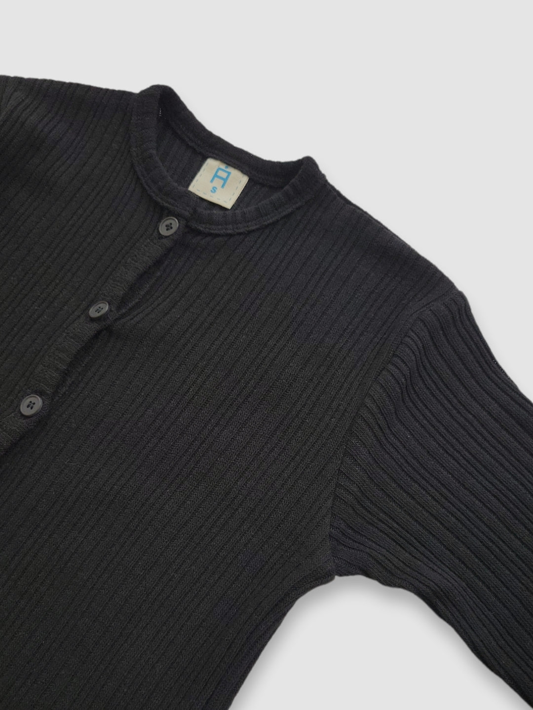 Ellis ribbed cardigan │ Black