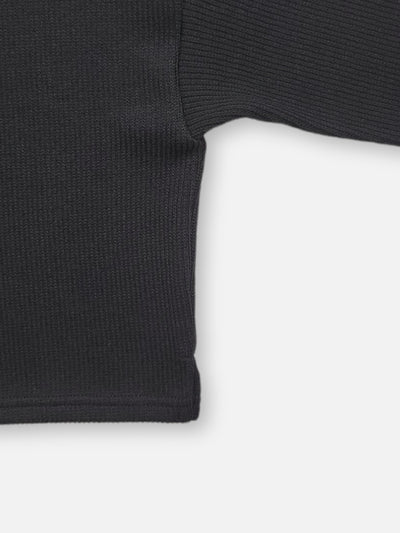 black sleeve shortie set