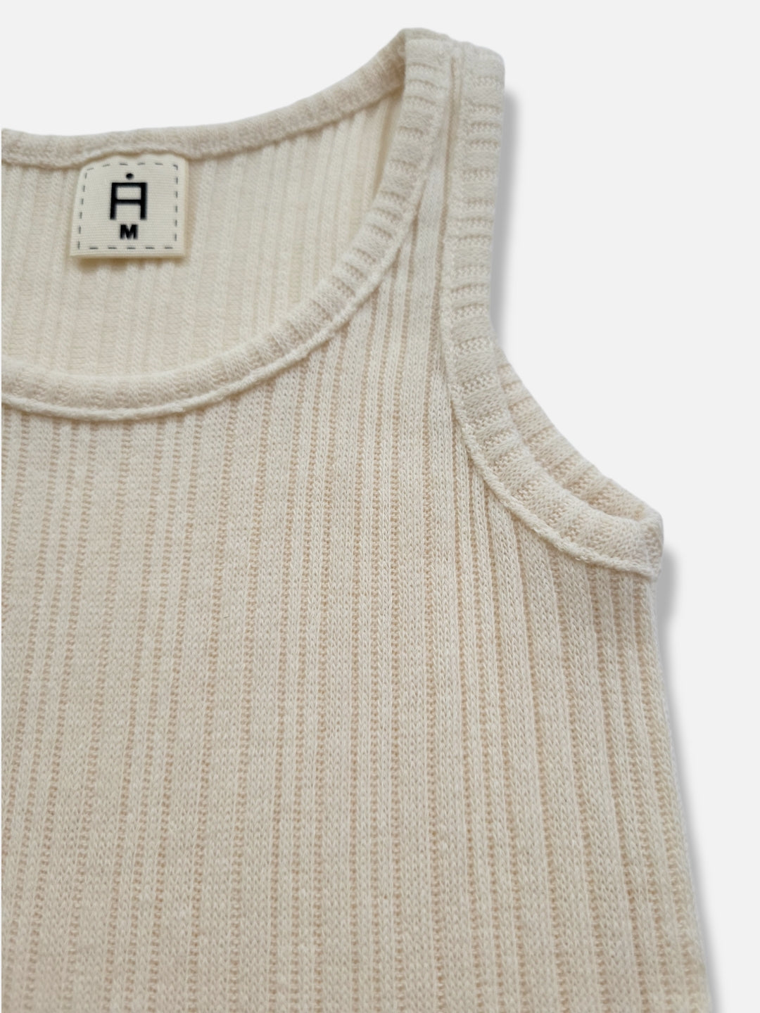 Ellis Ribbed Tank | Cream