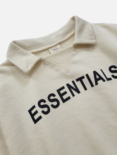 Essentials Collar Sweatshirt | Cream