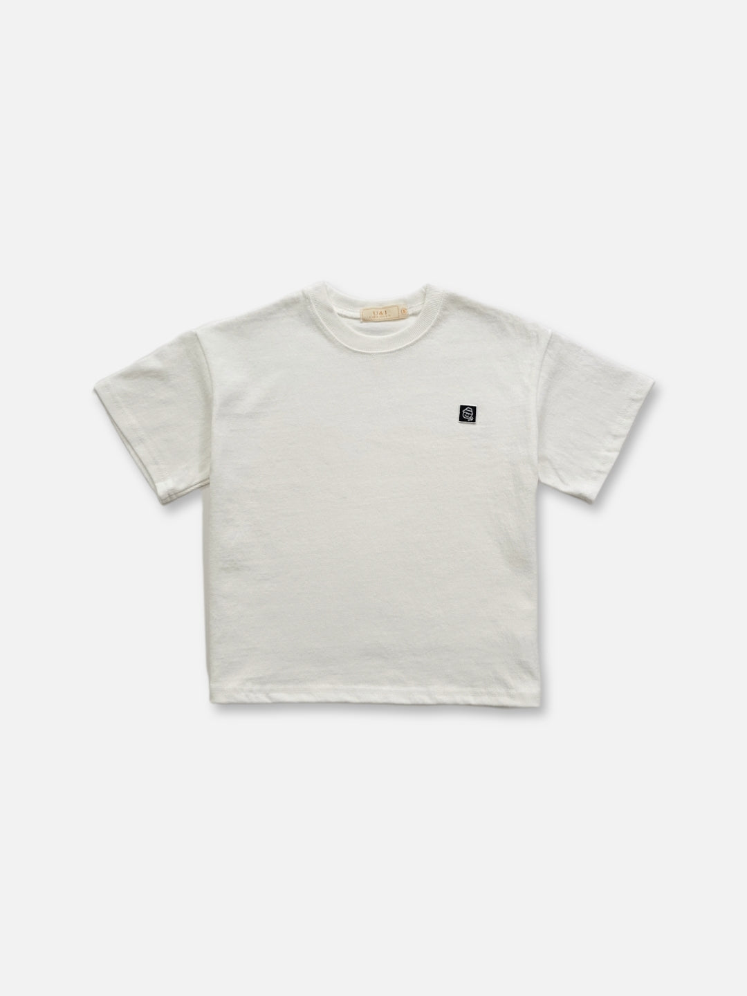 Patch Point Tee | White