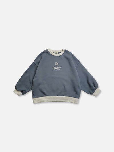 Eden sweatshirt | blue gray