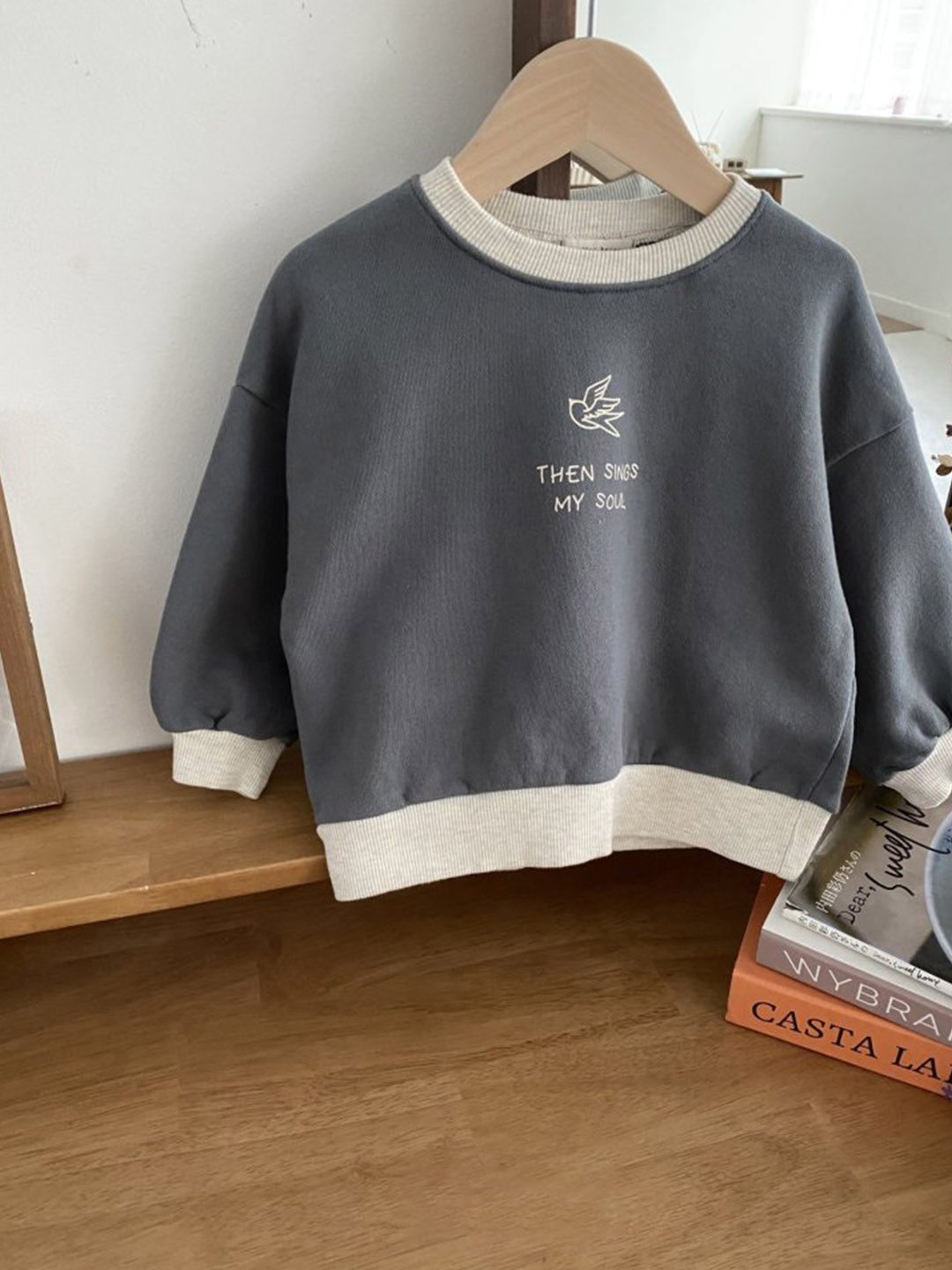 Eden sweatshirt | blue gray