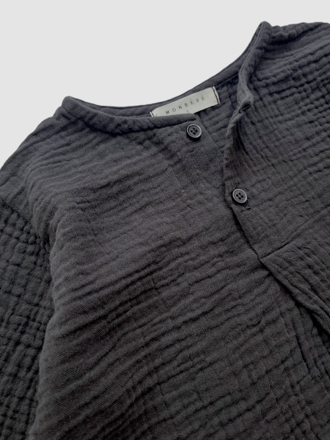 Cotton Gauze Shirt  |  Charcoal