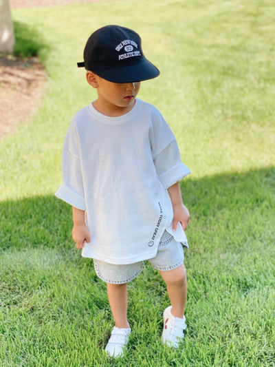 New York Flat Brim Cap  |  Black