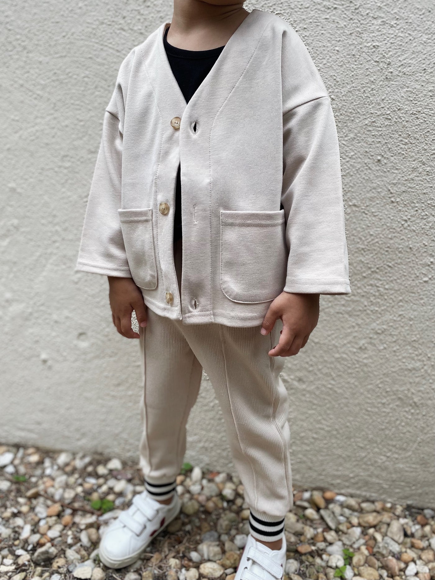 Gender Neutral Kids Clothing | Bonito cardigan │ Beige